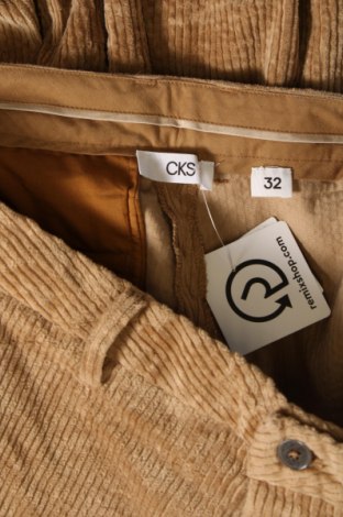 Herren Cordhose CKS, Größe M, Farbe Beige, Preis € 6,99