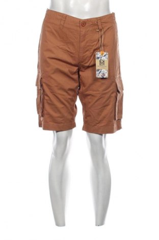Pantaloni scurți de bărbați Maison Blaggio, Mărime L, Culoare Maro, Preț 101,98 Lei