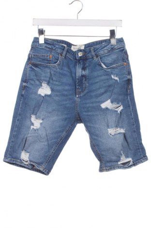 Pantaloni scurți de bărbați Pull&Bear, Mărime M, Culoare Albastru, Preț 78,13 Lei