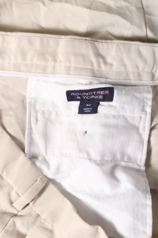 Pantaloni scurți de bărbați Roundtree & Yorke, Mărime XL, Culoare Bej, Preț 68,88 Lei