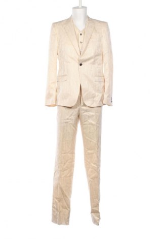 Ανδρικό κοστούμι Made In Italy, Μέγεθος M, Χρώμα  Μπέζ, Τιμή 24,21 €