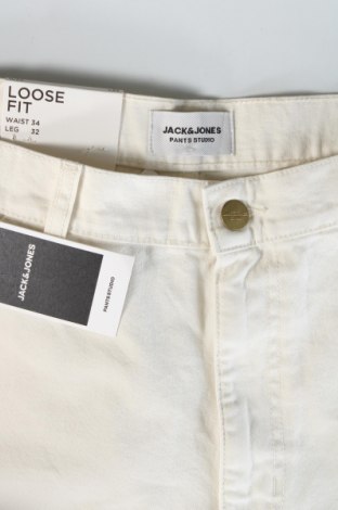 Herrenhose Jack & Jones, Größe L, Farbe Ecru, Preis € 14,49