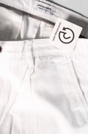 Pantaloni de bărbați Jack & Jones, Mărime L, Culoare Alb, Preț 78,99 Lei