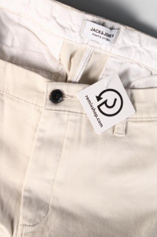 Herrenhose Jack & Jones, Größe L, Farbe Ecru, Preis € 15,99