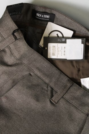 Pantaloni de bărbați Only & Sons, Mărime M, Culoare Bej, Preț 151,32 Lei