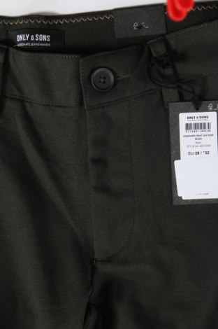 Herrenhose Only & Sons, Größe S, Farbe Grün, Preis 11,49 €