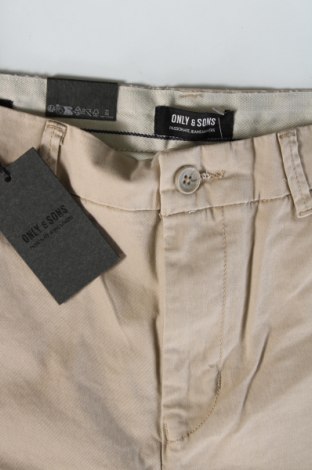 Herrenhose Only & Sons, Größe M, Farbe Beige, Preis € 13,99