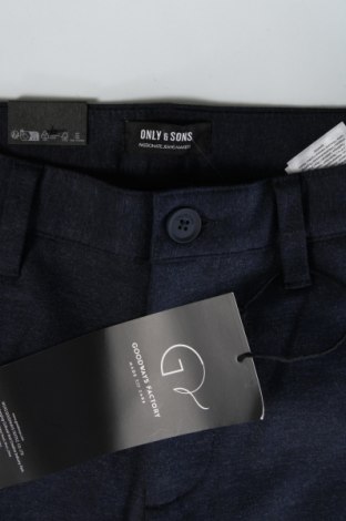 Herrenhose Only & Sons, Größe M, Farbe Blau, Preis € 13,99