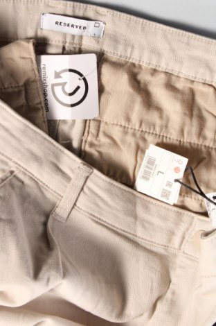 Herrenhose Reserved, Größe L, Farbe Beige, Preis 9,29 €