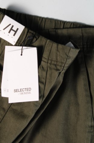 Pantaloni de bărbați Selected Homme, Mărime M, Culoare Verde, Preț 78,49 Lei