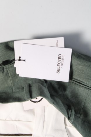 Pantaloni de bărbați Selected Homme, Mărime M, Culoare Verde, Preț 106,99 Lei