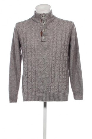 Мъжки пуловер Atlas For Men, Размер M, Цвят Сив, Цена 16,53 лв.
