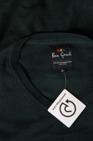 Herrenpullover Ben Green, Größe XL, Farbe Grün, Preis 7,49 €