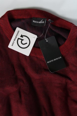 Herrenpullover Bernd Berger, Größe L, Farbe Rot, Preis € 11,49