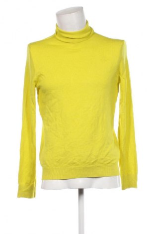 Мъжки пуловер Bershka, Размер M, Цвят Жълт, Цена 29,00 лв.
