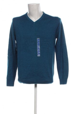 Мъжки пуловер C&A, Размер L, Цвят Син, Цена 46,00 лв.