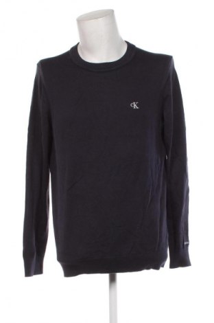 Herrenpullover Calvin Klein Jeans, Größe L, Farbe Blau, Preis € 38,49