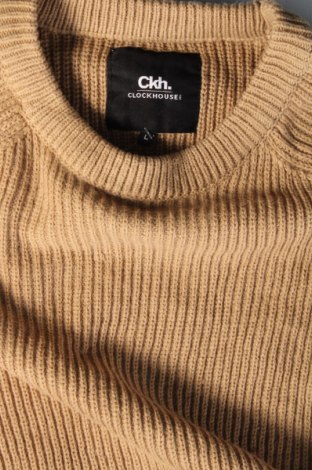 Herrenpullover Clockhouse, Größe L, Farbe Braun, Preis 9,29 €