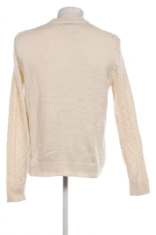 Herrenpullover Forever 21, Größe M, Farbe Ecru, Preis 8,49 €