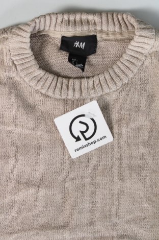 Męski sweter H&M, Rozmiar L, Kolor Beżowy, Cena 32,99 zł