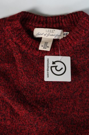 Herrenpullover H&M L.O.G.G., Größe M, Farbe Rot, Preis 7,49 €