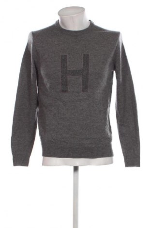 Мъжки пуловер Hackett, Размер M, Цвят Сив, Цена 81,60 лв.