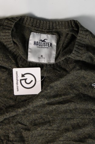 Мъжки пуловер Hollister, Размер XL, Цвят Зелен, Цена 13,99 лв.