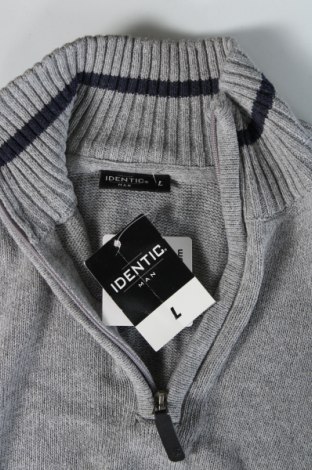 Herrenpullover Identic, Größe L, Farbe Grau, Preis € 12,99