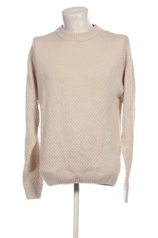 Herrenpullover Originals By Jack & Jones, Größe M, Farbe Beige, Preis € 11,99