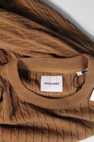 Herrenpullover Jack & Jones, Größe L, Farbe Braun, Preis 17,99 €