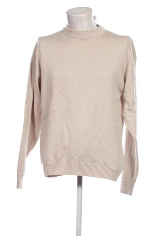 Herrenpullover Jack & Jones, Größe L, Farbe Beige, Preis 17,99 €