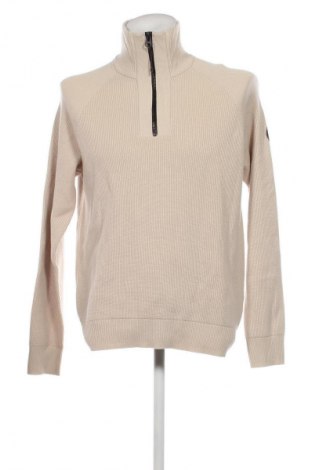 Herrenpullover Jack & Jones, Größe L, Farbe Beige, Preis 17,99 €