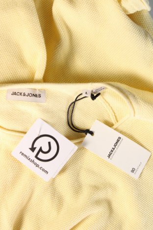 Herrenpullover Jack & Jones, Größe L, Farbe Gelb, Preis € 20,79