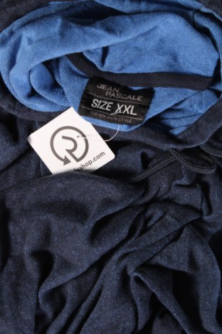 Herrenpullover Jean Pascale, Größe XXL, Farbe Blau, Preis 9,49 €