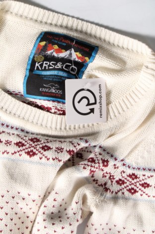 Męski sweter Kangaroos, Rozmiar S, Kolor Biały, Cena 43,99 zł