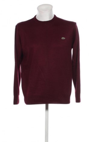 Herrenpullover Lacoste, Größe L, Farbe Rot, Preis 29,46 €