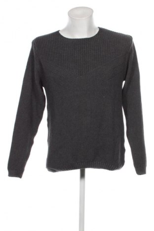 Herrenpullover Leif Nelson, Größe M, Farbe Grau, Preis 7,49 €