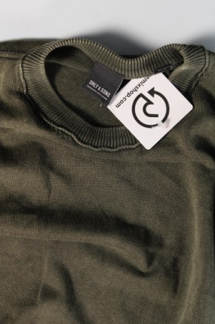 Herrenpullover Only & Sons, Größe M, Farbe Grün, Preis € 10,79