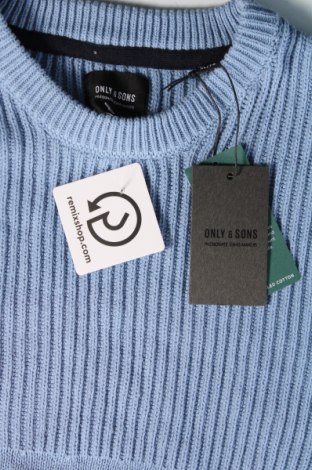 Herrenpullover Only & Sons, Größe XL, Farbe Blau, Preis € 9,99