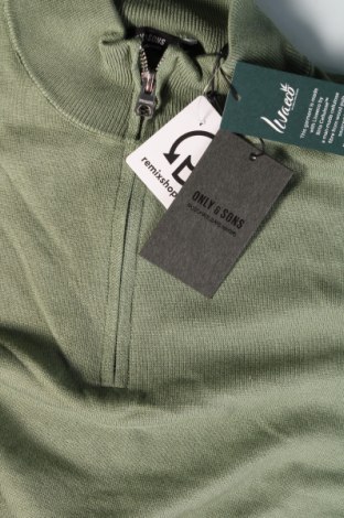 Herrenpullover Only & Sons, Größe L, Farbe Grün, Preis € 9,99