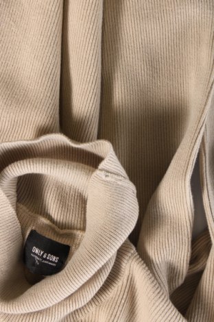 Herrenpullover Only & Sons, Größe XL, Farbe Beige, Preis € 13,99