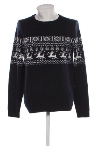 Męski sweter Produkt by Jack & Jones, Rozmiar L, Kolor Niebieski, Cena 71,99 zł