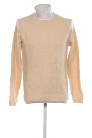 Herrenpullover Review, Größe L, Farbe Beige, Preis 8,49 €