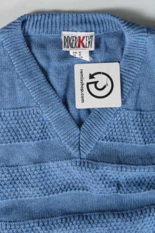 Herrenpullover Roger Kent, Größe L, Farbe Blau, Preis 10,99 €