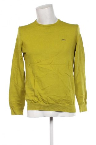 Мъжки пуловер S.Oliver, Размер L, Цвят Зелен, Цена 34,00 лв.
