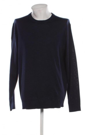 Мъжки пуловер Selected Homme, Размер XXL, Цвят Син, Цена 77,00 лв.