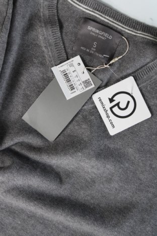 Herrenpullover Springfield, Größe S, Farbe Grau, Preis 11,99 €