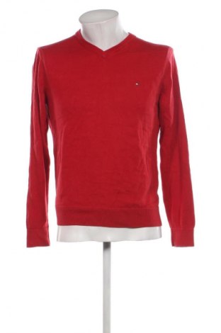 Męski sweter Tommy Hilfiger, Rozmiar M, Kolor Czerwony, Cena 241,97 zł