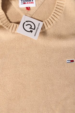 Herrenpullover Tommy Jeans, Größe L, Farbe Beige, Preis 36,99 €