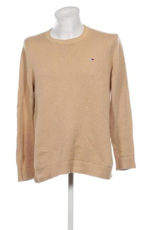 Herrenpullover Tommy Jeans, Größe L, Farbe Beige, Preis 36,99 €